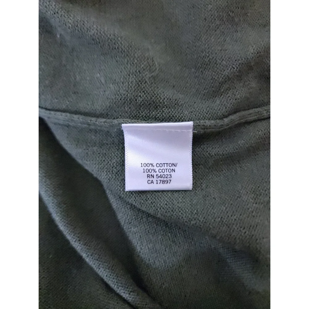 Banana‎ Republic Mens Size XL V-Neck Sweater Pullover Green Cotton